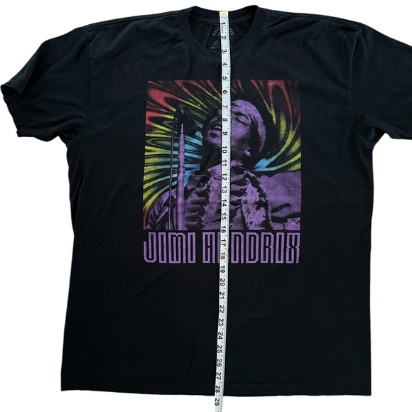 Jimi Hendrix Graphic Band Tee – Psychedelic Print – Black – XL - Picture 5 of 5